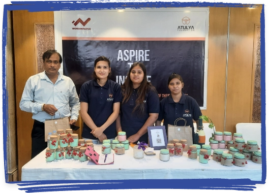  Image depicting the setup of an enterprise, promoting entrepreneurship and economic growth in rural areas.