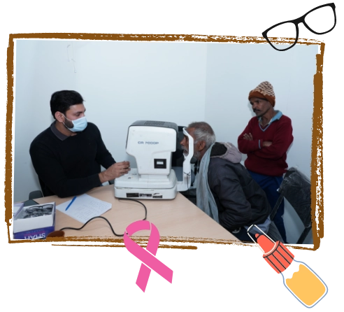 Image showcasing an ongoing healthcare project focused on improving medical facilities and access to quality healthcare in rural communities