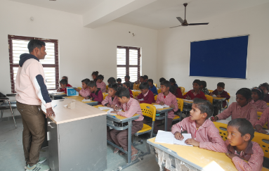 Improving School Infrastructure for Better Education A school infrastructure in poor condition, demonstrating the need for renovation and development