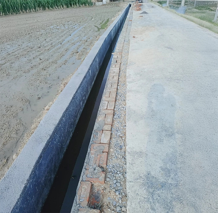 Visual representation of improved rural infrastructure and community development projects.